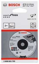 Brusný kotouč 76 × 4 × 10 mm, 2 ks, Expert for INOX . 2ks - o254260v16_2608601705_bo_pro_p_f_1