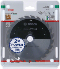 Pilový kotouč PRO Wood cordless pro akumulátorovou okružní pilu, 165 × 1,5 × 20 mm, T24 - 2608837685_bo_pro_p_f_1 (1)