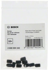 Upevňovací šroub 10 ks Bosch - Děrovka Precision/SheetMetal - TCT - 7981489469