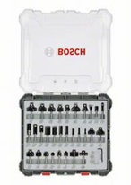 Bosch Smíšená sada tvarových fréz s vřetenem Ø 8 mm (30 ks)