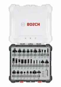 Bosch Smíšená sada tvarových fréz s vřetenem Ø 6 mm (30 ks)