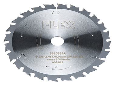 Flex D165x1,6/1,0x20 HM Z=24 WZ - Standartní pilový kotouč se střídavým ozubením