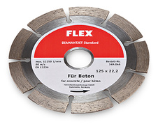 Flex Diamantjet Ø 125 standart na beton - Diamantový řezací kotouč standart na beton