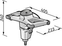 FLEX – MXE 1200 + WR2 140 –  Míchadlo