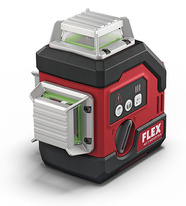 Flex ALC 3/360-G/R 10.8 - 360° křížový laser s přijímačem