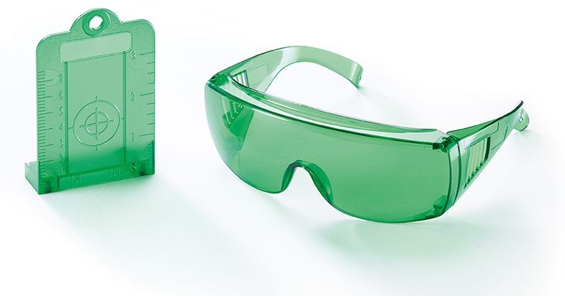 Flex TC-LG-GL - Cílová tabulka a brýle, zelené