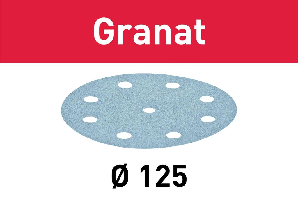 Festool STF D125/8 P100 GR/100 - Brusné kotouče Granat