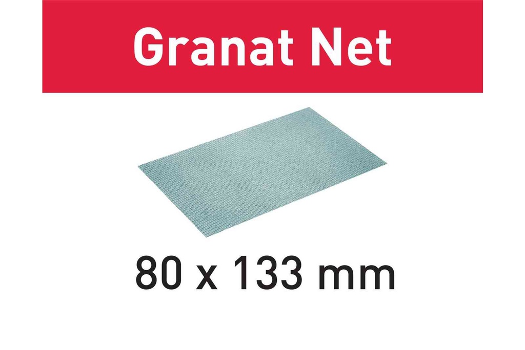 Festool STF 80x133 P80 GR NET/50 - Brusivo s brusnou mřížkou Granat Net