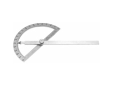 Úhloměr KINEX obloukový NEREZ 0-180°, 250x400 mm KINEX