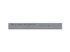 Měřítko NEREZ OCEL 500x30x6 mm ploché s přesahempopis laserem, DIN 866/A KINEX