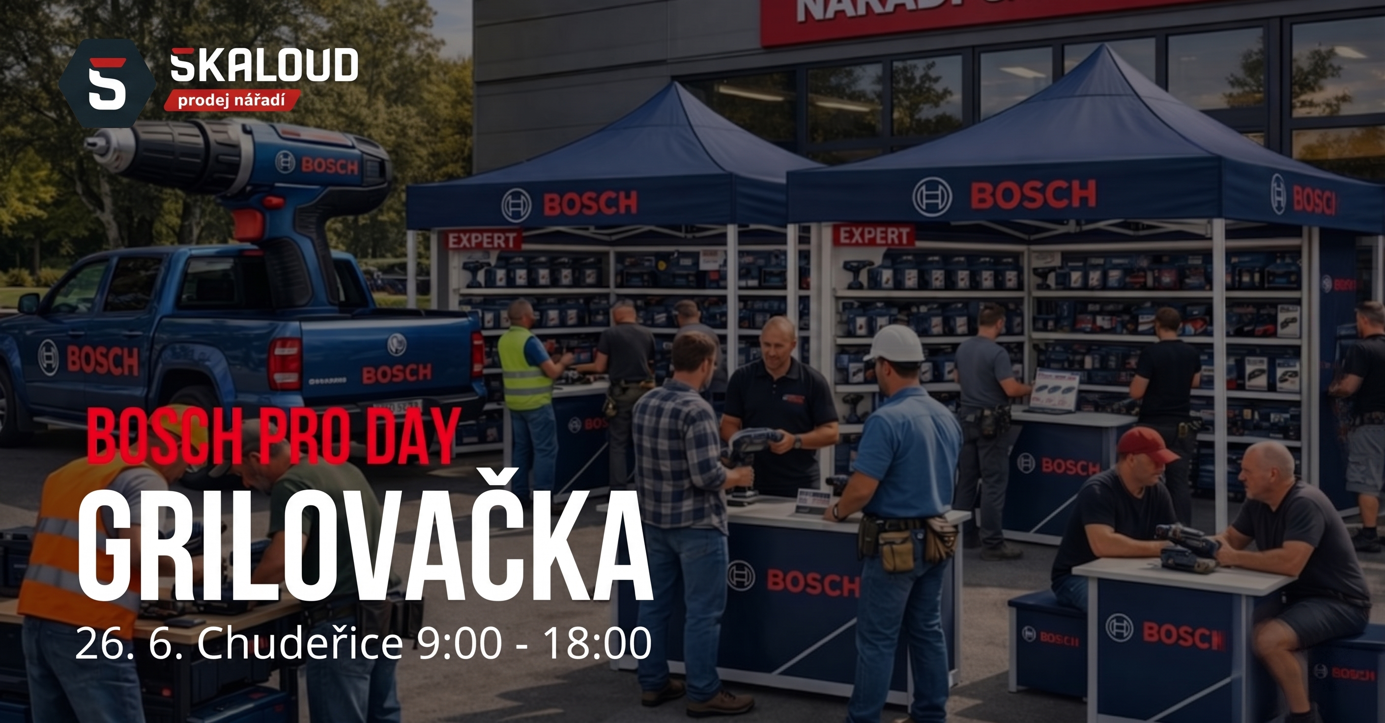 Bosch Pro Day Grilovačka: Skvělá příležitost pro profesionály i nadšence