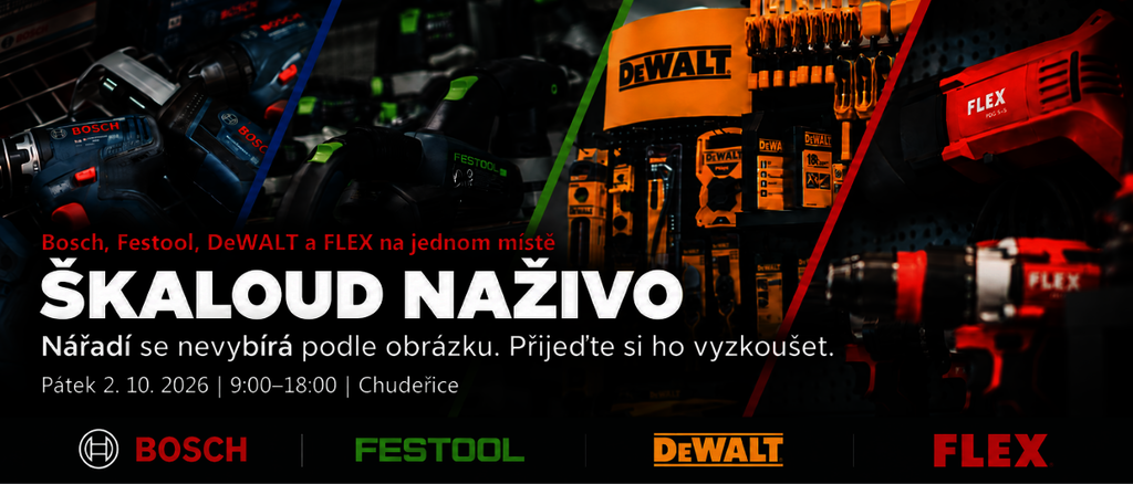 Novinky od FLEXu: nářadí pro dílnu, stavbu i sanace